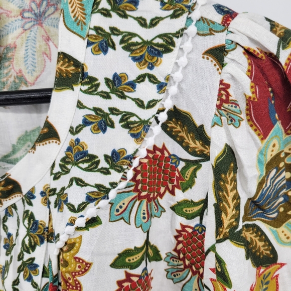 FARM Rio Botanicals Off-White Romper Size Small - Picture 5 of 10